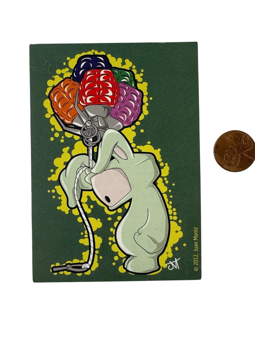 Juan Muniz Ninobuni Felipe The Bunny Sticker 2012
